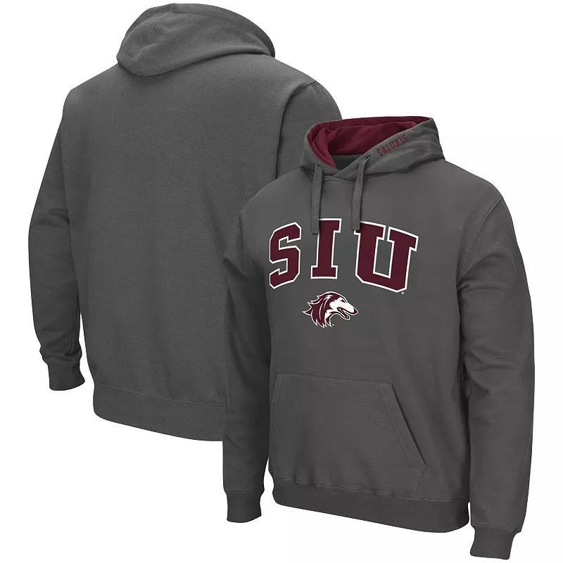 Mens Colosseum Charcoal San Jose State Spartans Arch and Logo Pullover Hoodie Product Image