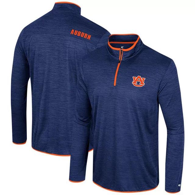 Mens Colosseum Auburn Tigers Wright Quarter-Zip Windshirt Blue Product Image