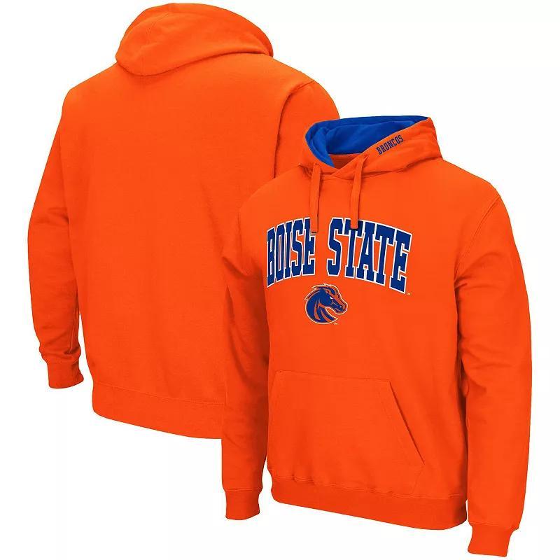 Mens Colosseum Heather Gray Iowa State Cyclones Arch & Logo 3.0 Pullover Hoodie Product Image