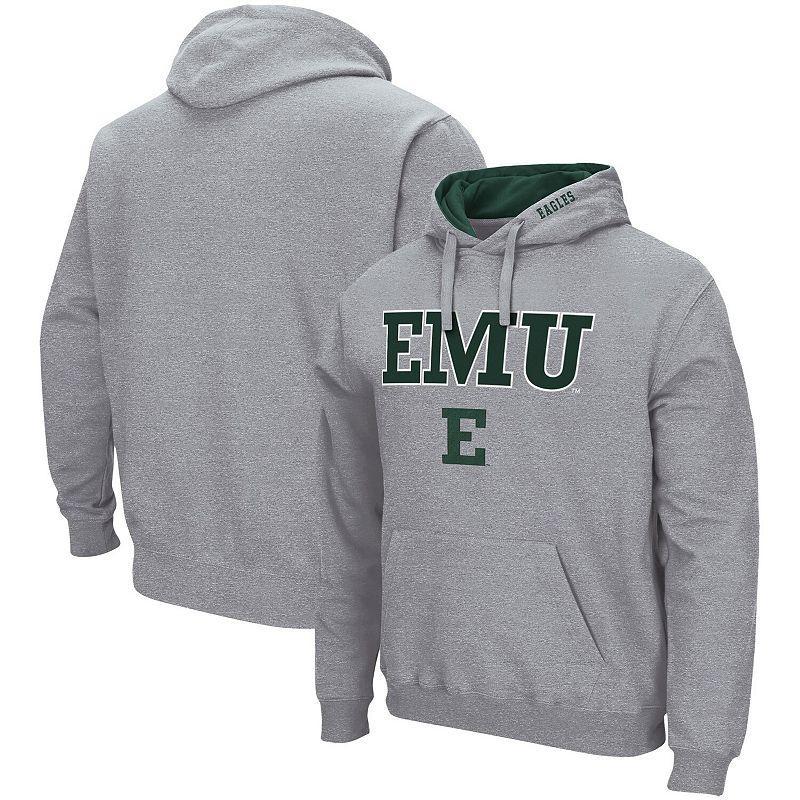 Mens Eastern Michigan Eagles Arch and Logo Pullover Hoodie Product Image