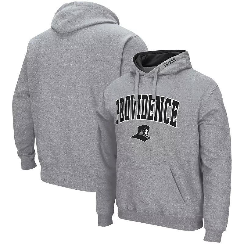 Mens Heathered Gray Providence Friars Arch and Logo Pullover Hoodie Product Image