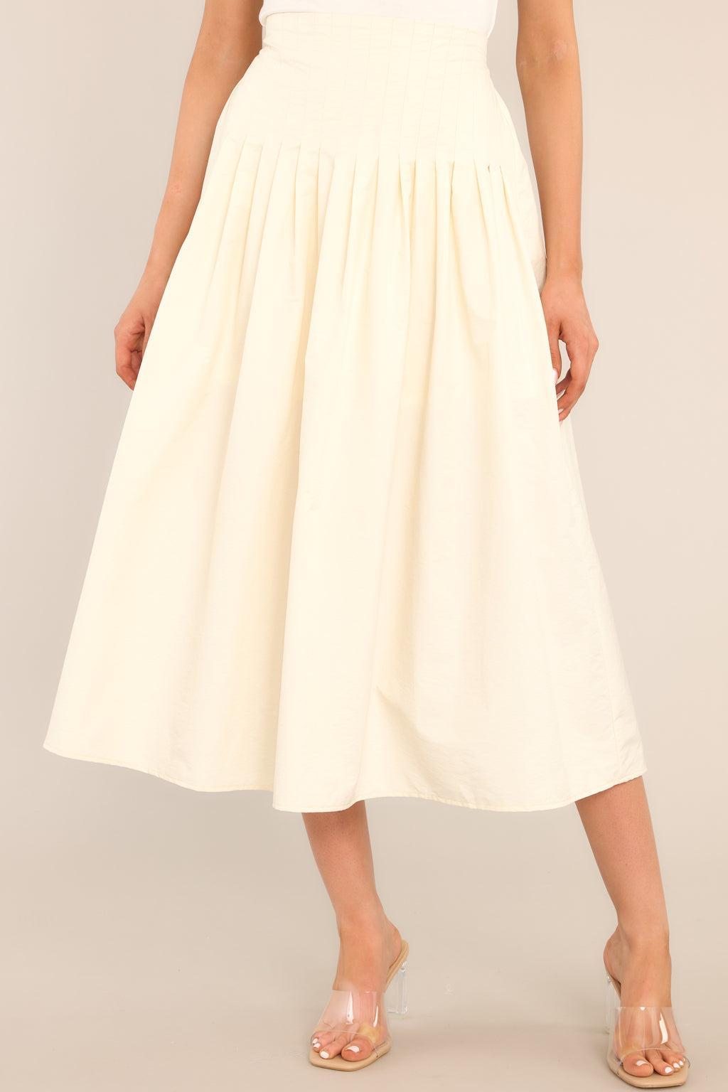 Then There Was One Ivory Midi Skirt product image