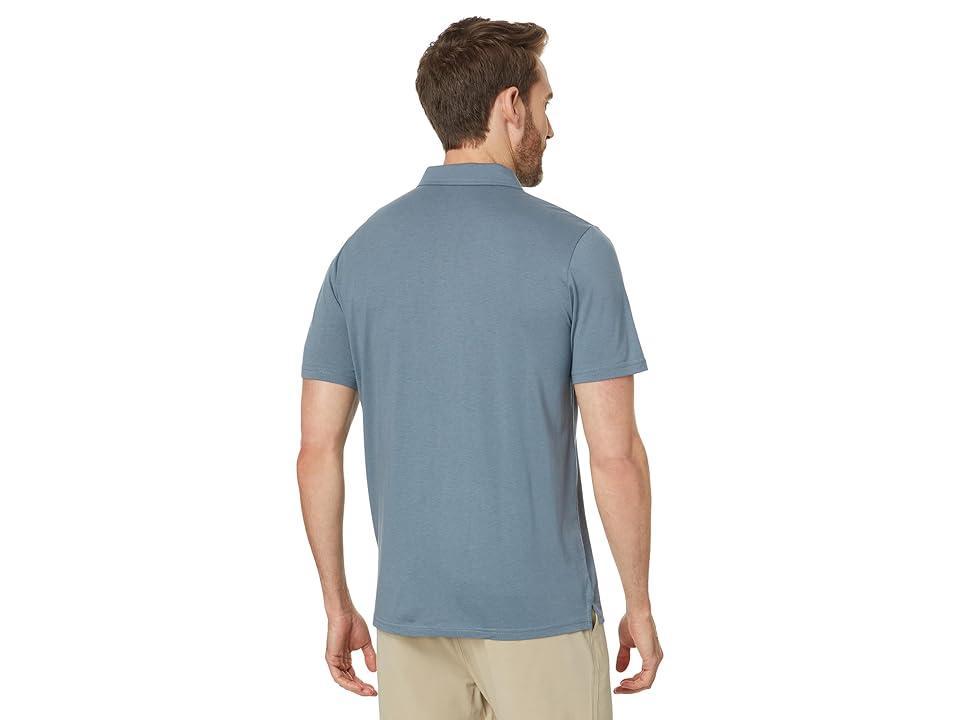 Free Fly Bamboo Heritage Polo (Slate ) Men's Short Sleeve Knit Product Image