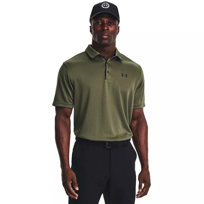 Mens Under Armour Tech Polo Red Product Image