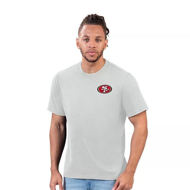 Mens Margaritaville Gray San Francisco 49ers Sunday Vibes T-Shirt Product Image