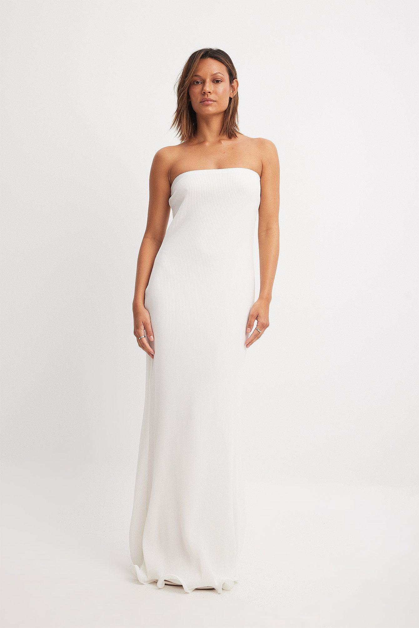 Bandeau Frill Hem Maxi Dress product image