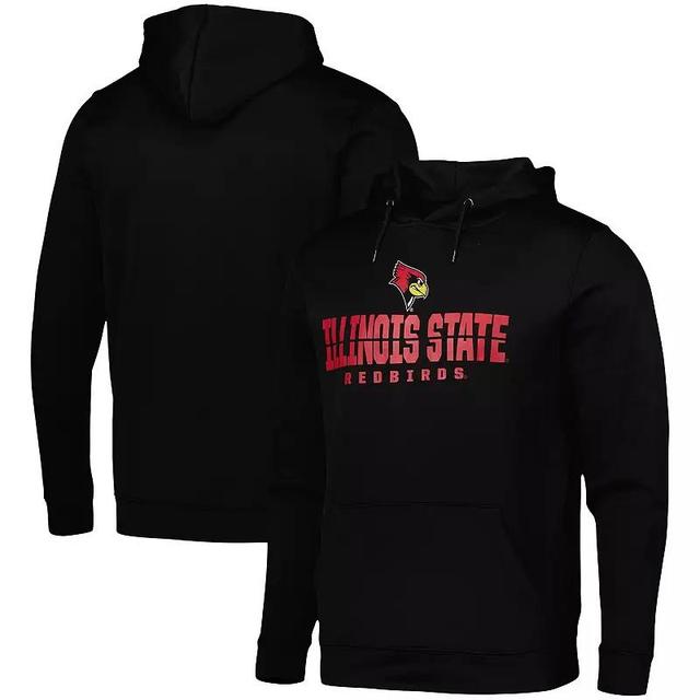 Mens Colosseum Black Illinois State Redbirds Lantern Pullover Hoodie Product Image