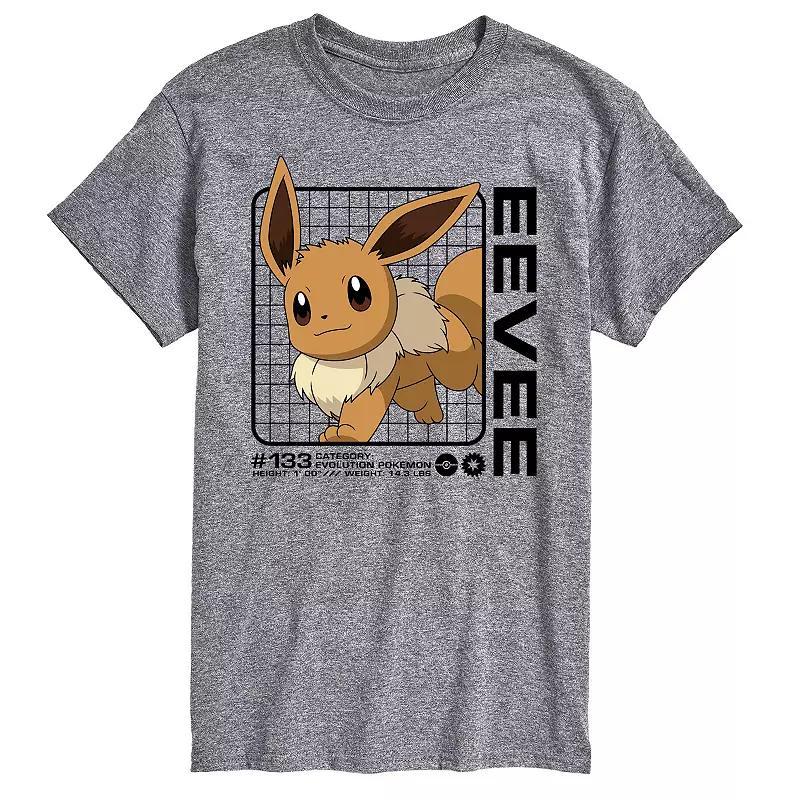 Mens Pokemon Eevee Stats Graphic Tee Product Image