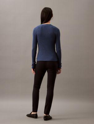 Solid Ponte Skinny Pants Product Image