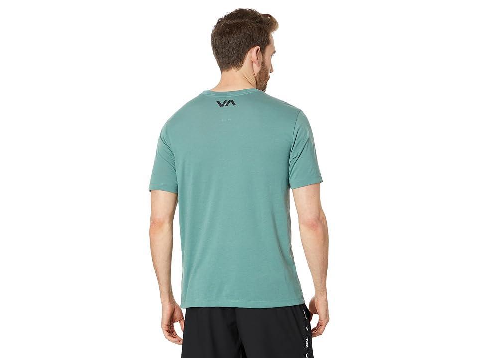 RVCA Icon Short Sleeve Tee (Pine Grey) Men's Clothing Product Image