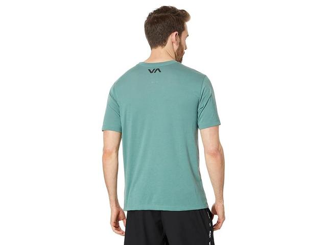 RVCA Icon Short Sleeve Tee (Pine Grey) Men's Clothing Product Image