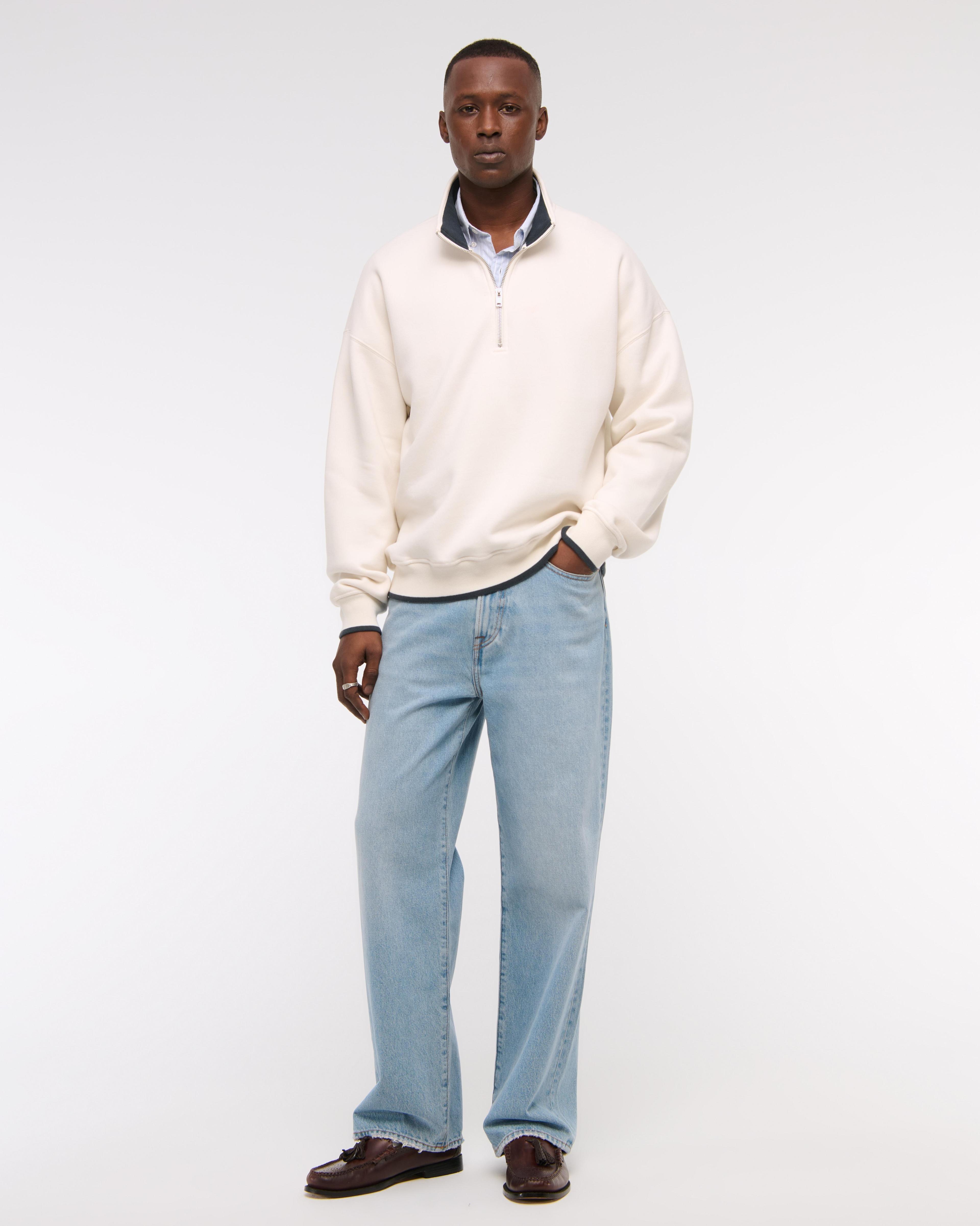 Essential Half-Zip Sweatshirt Product Image