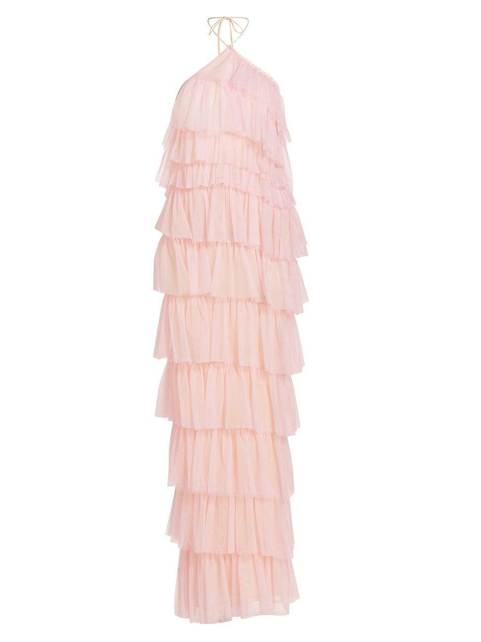 Womens Henri Tiered Ruffle Gown Product Image