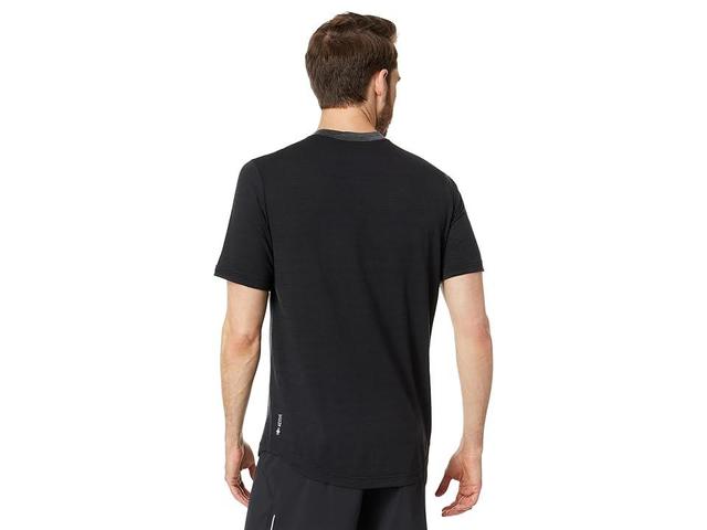 Smartwool Active Mesh Short Sleeve Tee (Charcoal Heather) Men's Clothing Product Image