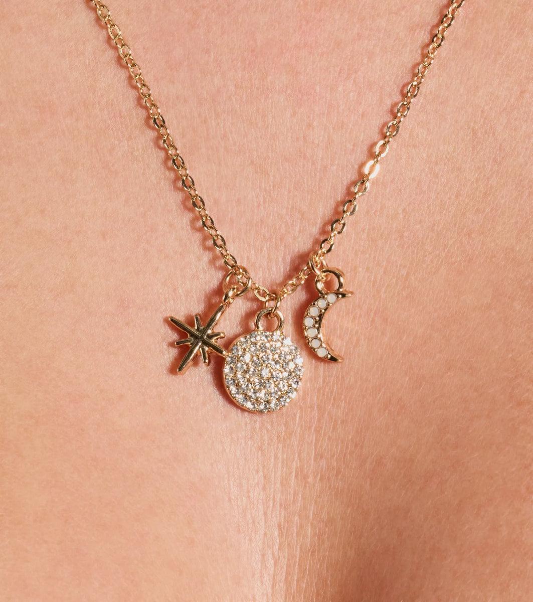 Chic Vibes Celestial Charm Necklace Product Image