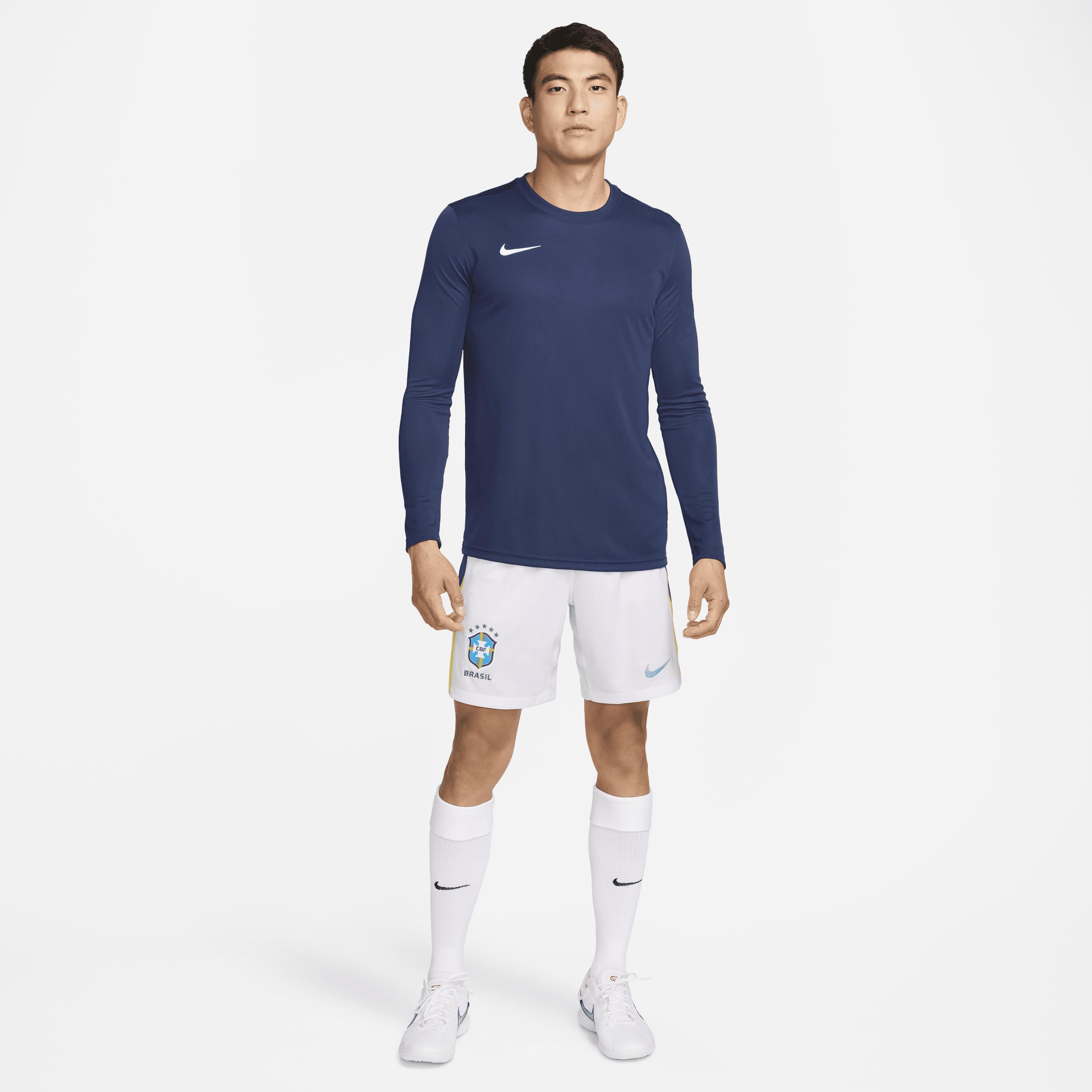 Nike Mens White Brazil National Team 2024 Away Stadium Shorts Product Image