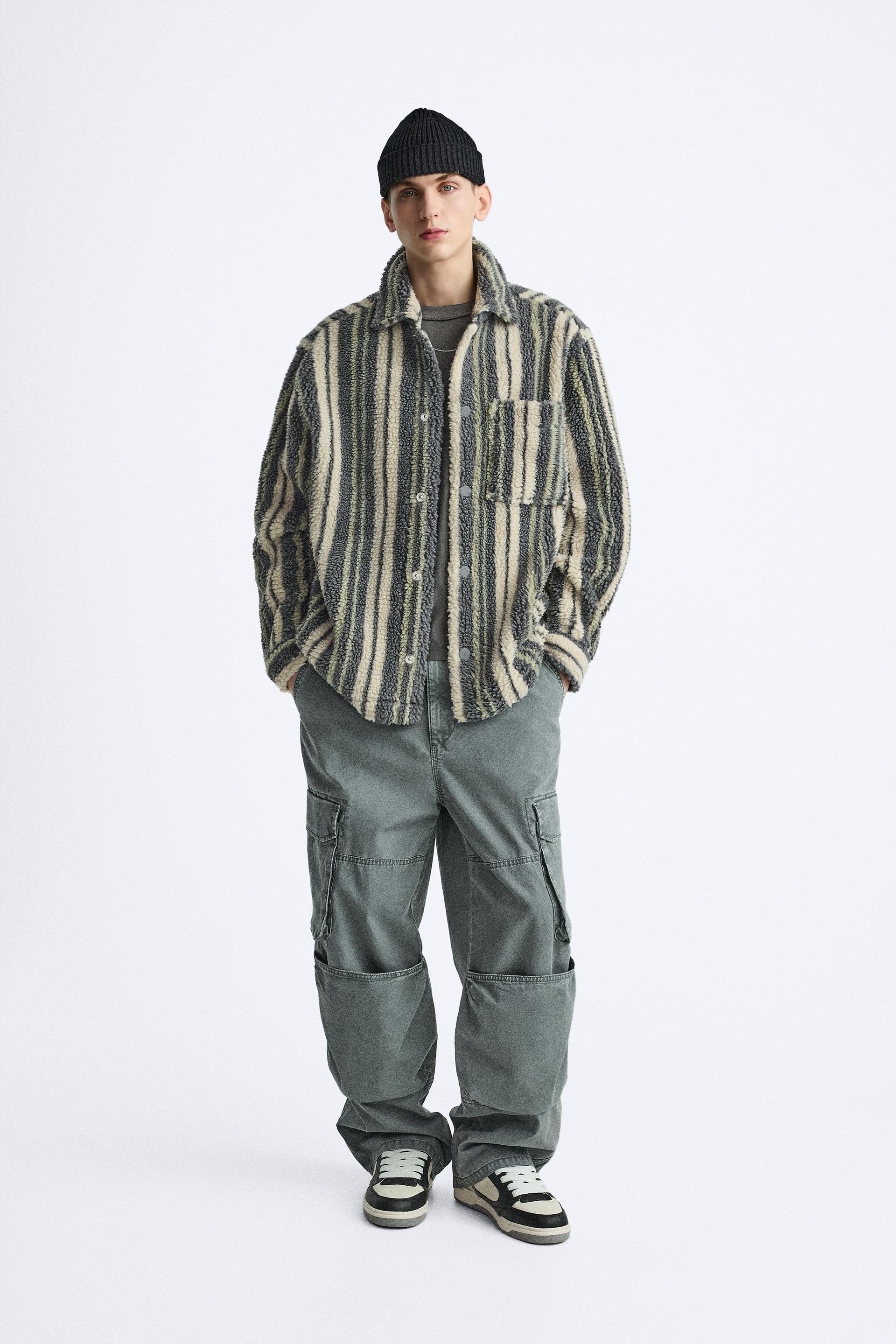 PRINTED FLEECE OVERSHIRT Product Image