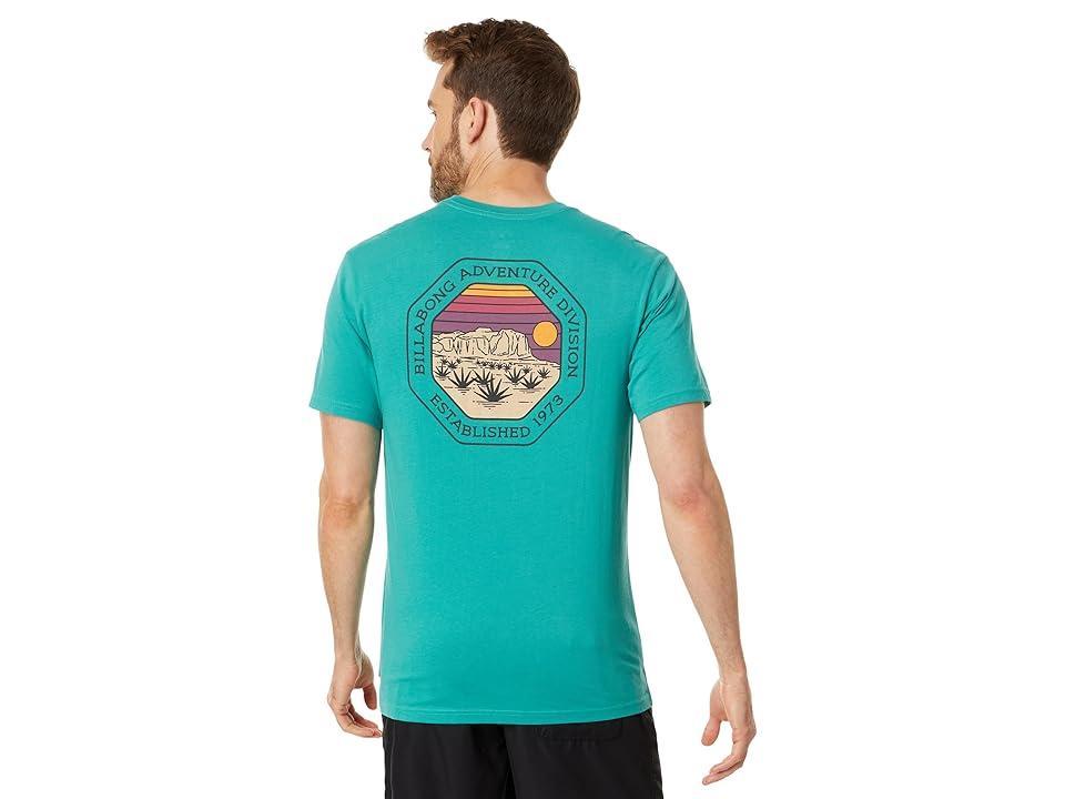 Billabong Rockies Short Sleeve Tee (Seagreen) Men's Clothing Product Image