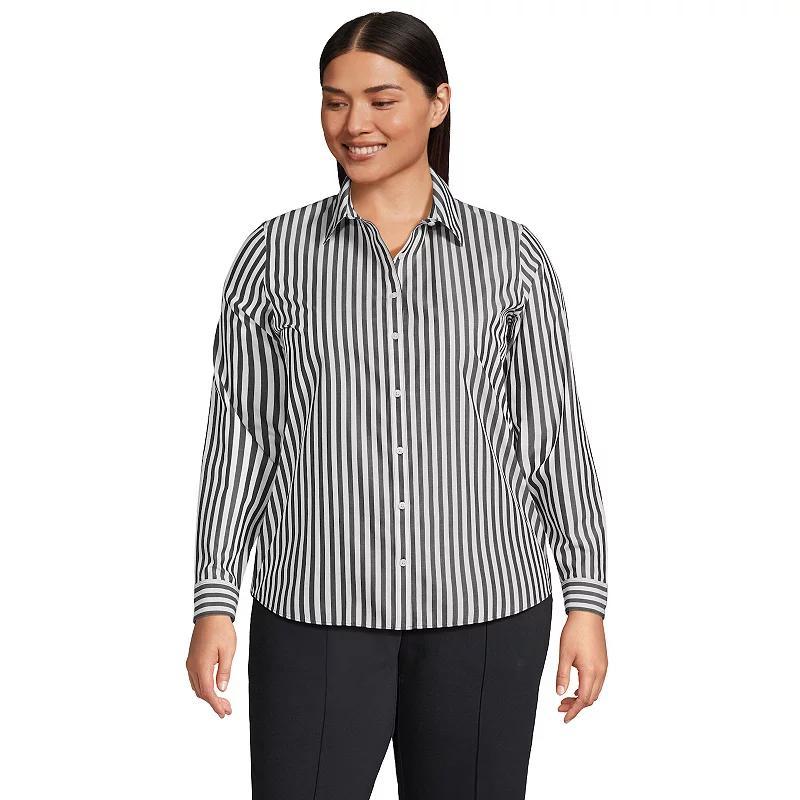 Womens Lands End No-Iron Supima Cotton Shirt Product Image