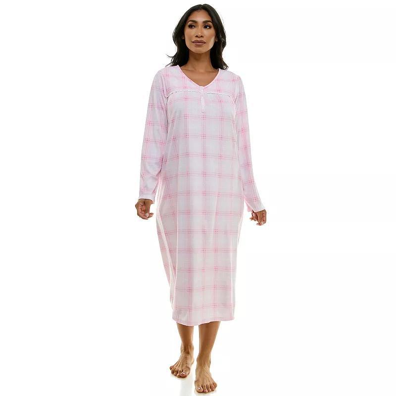 Womens Croft & Barrow Long Sleeve Nightgown Product Image