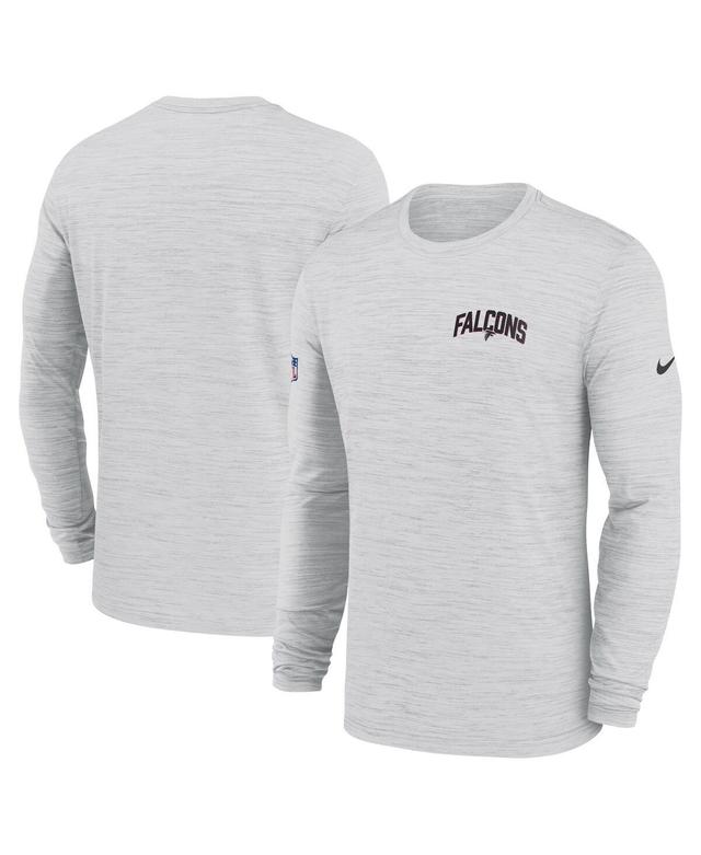 Mens Nike White Green Bay Packers Sideline Velocity Athletic Stack Performance Long Sleeve T-Shirt Product Image