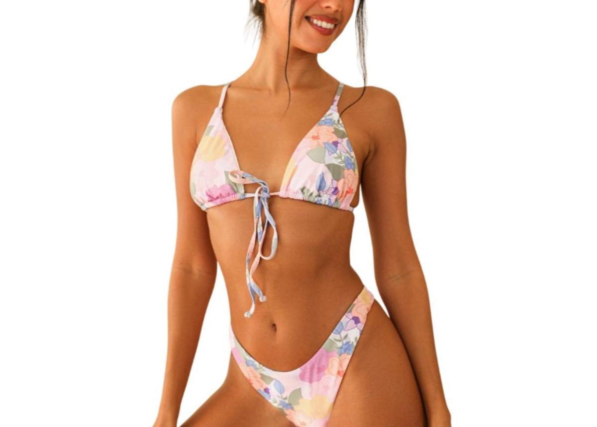 Dippin Daisys Womens Eco Infinite Tie Side Bikini Bottom - Blackarge Product Image