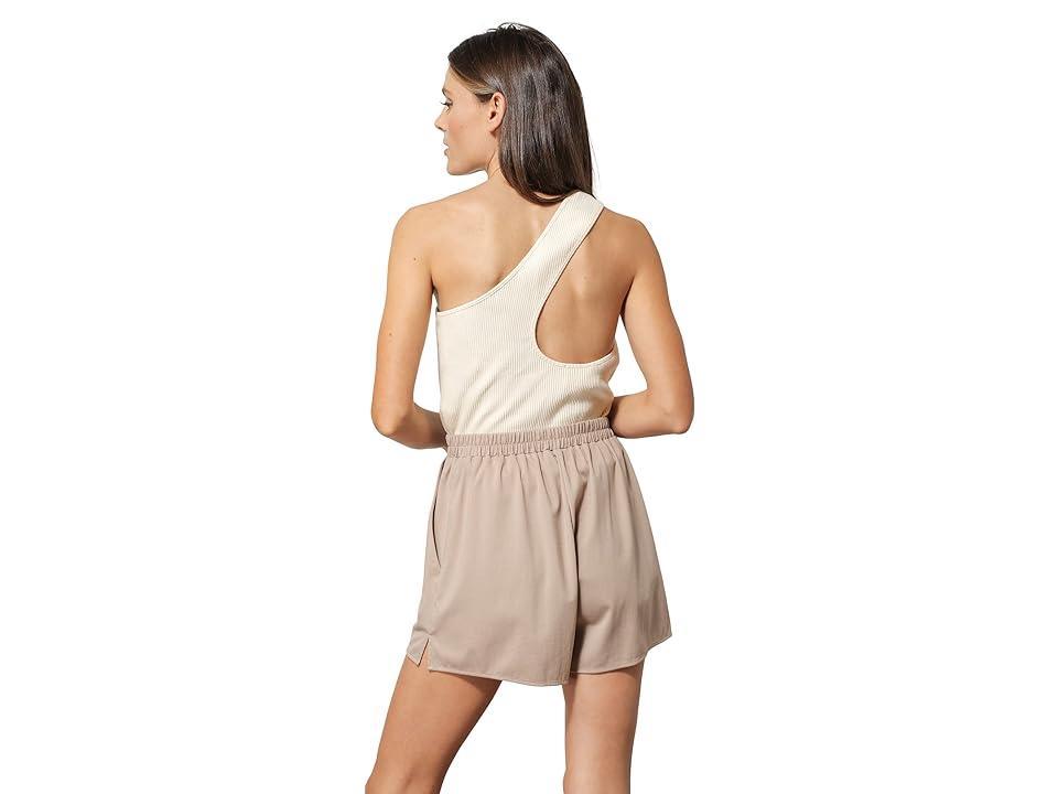 line and dot Cleo Shorts (Sand) Women's Shorts Product Image