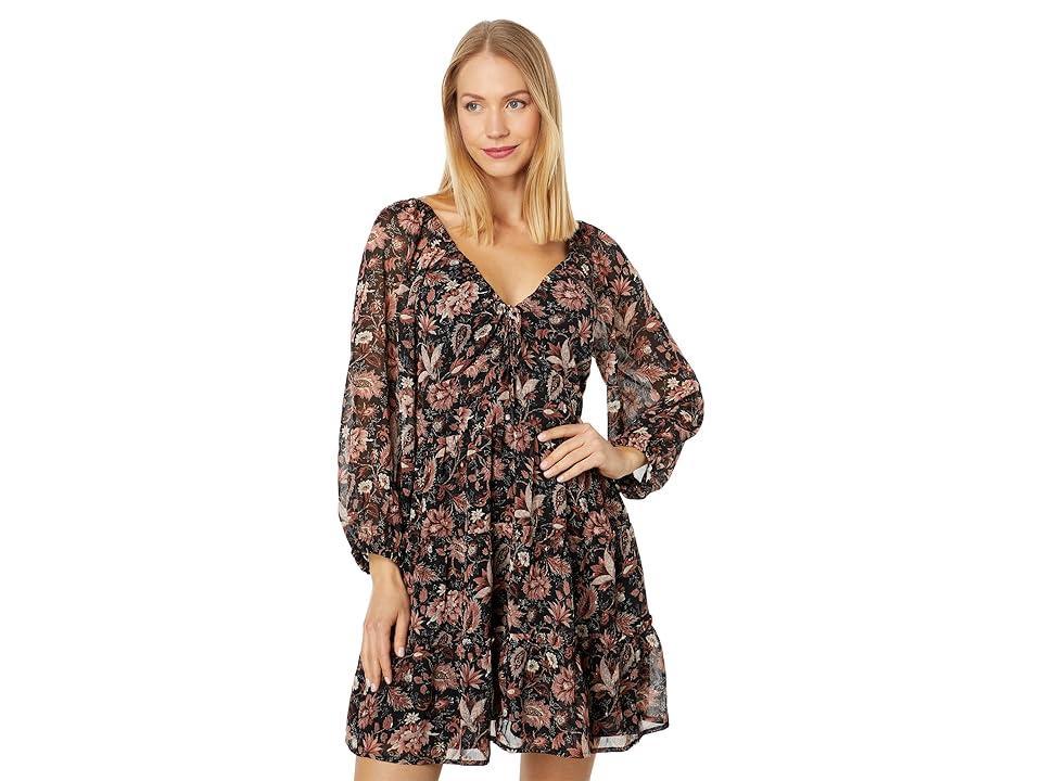 Madewell Amalia Pampas Blooms Tiered Minidress Product Image