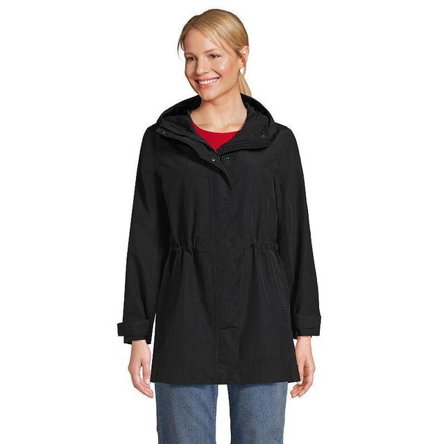 Womens Lands End Classic Squall Hooded Raincoat Product Image