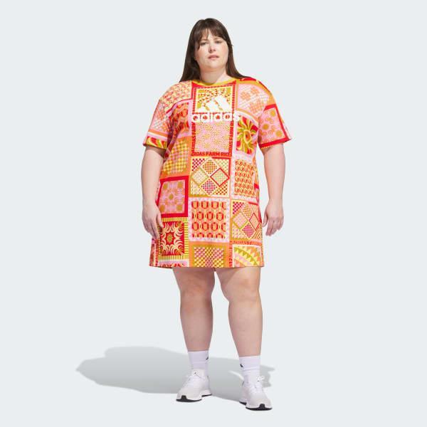 adidas x FARM Rio Slim Dress (Plus Size) Product Image