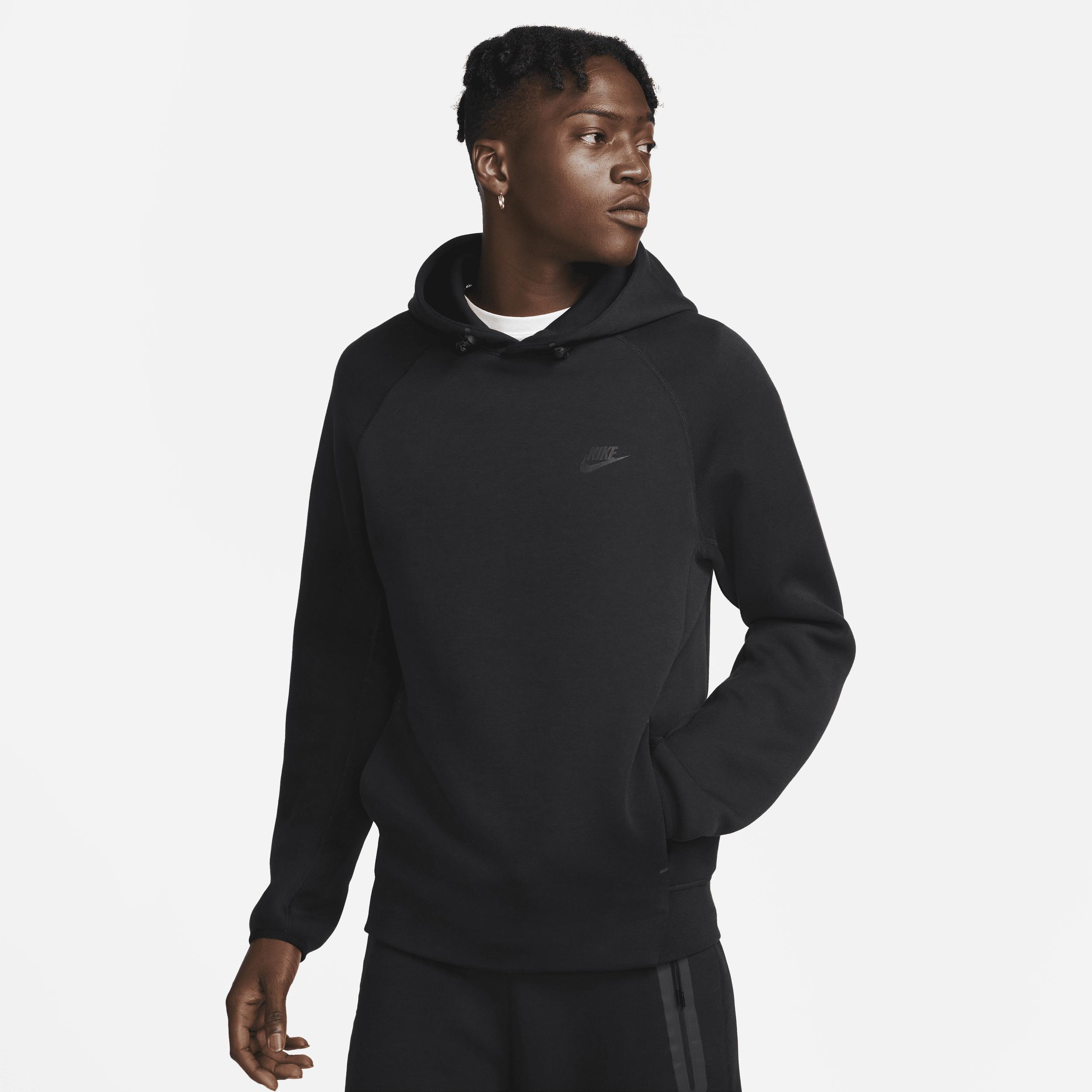 Nike Tech hoodie in black Product Image