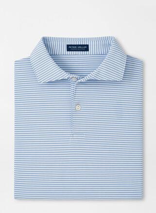 Peter Millar Mens Ambrose Performance Jersey Polo | Color: White | Size: M Product Image