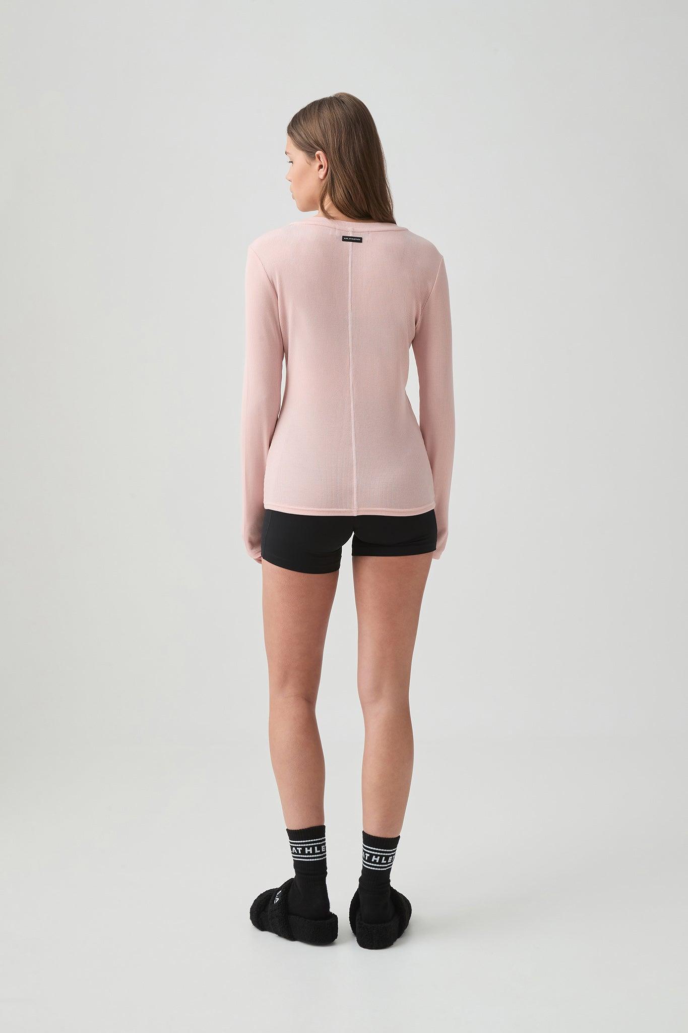 Sheer Rib Long Sleeve Tee 127 Product Image