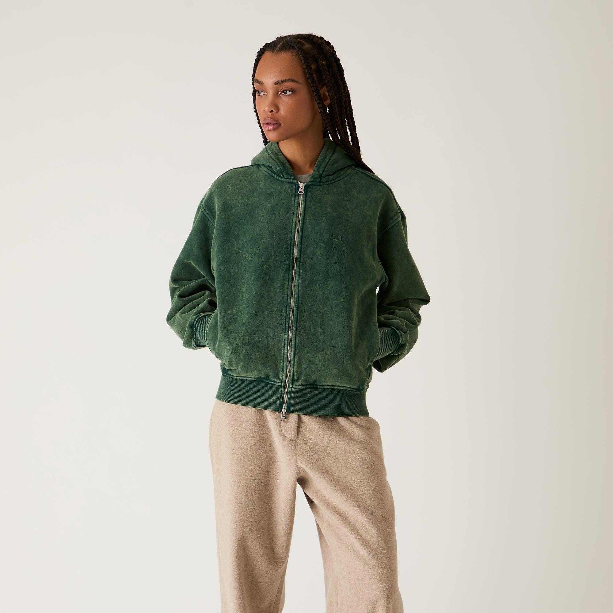 Kith Women Tanner Sueded Hoodie - Montane Female Product Image