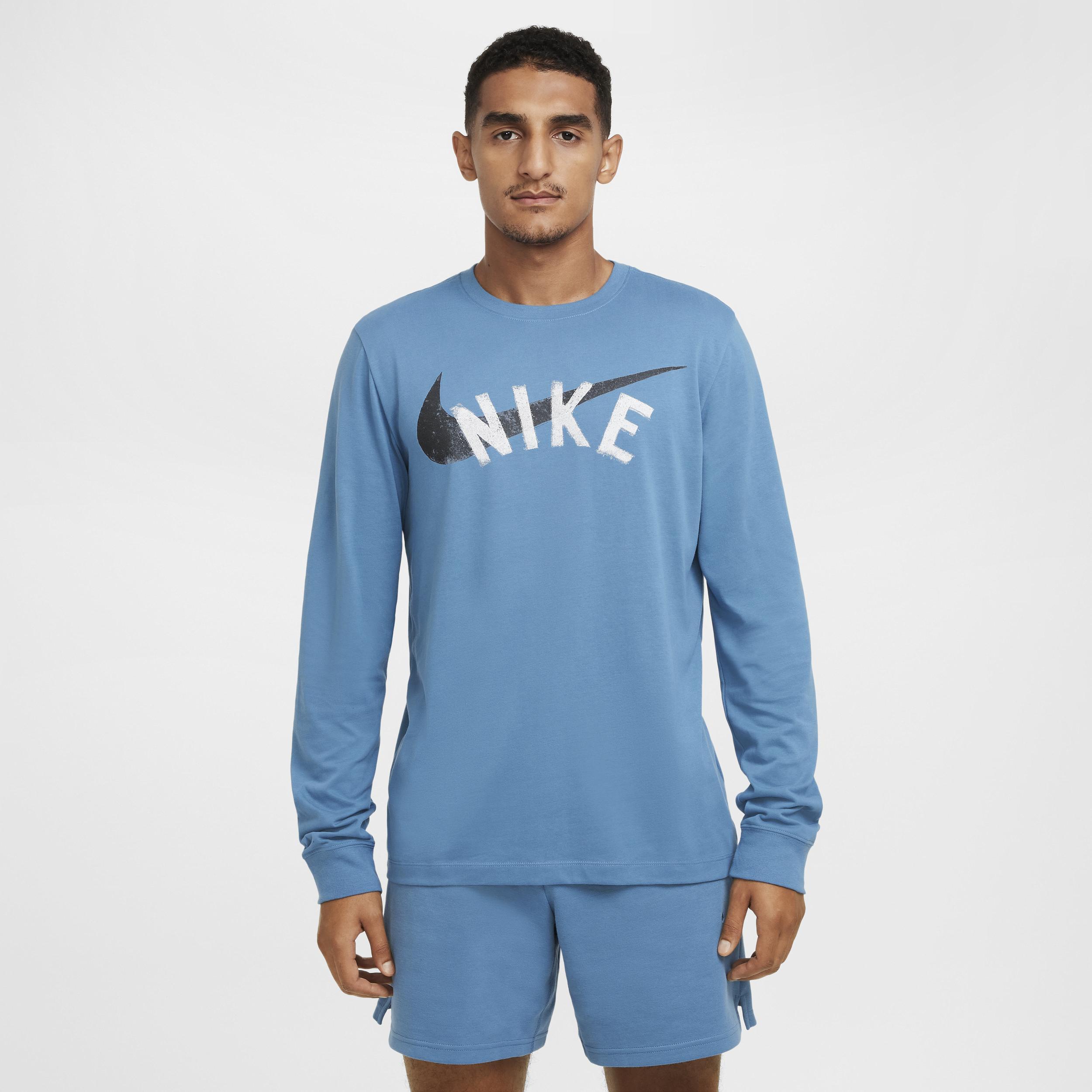 Nike Men's Dri-FIT Long-Sleeve Fitness T-Shirt Product Image