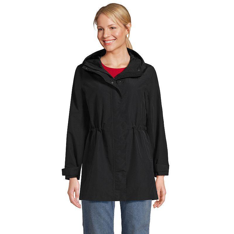 Petite Lands End Squall Hooded Waterproof Raincoat, Womens Product Image