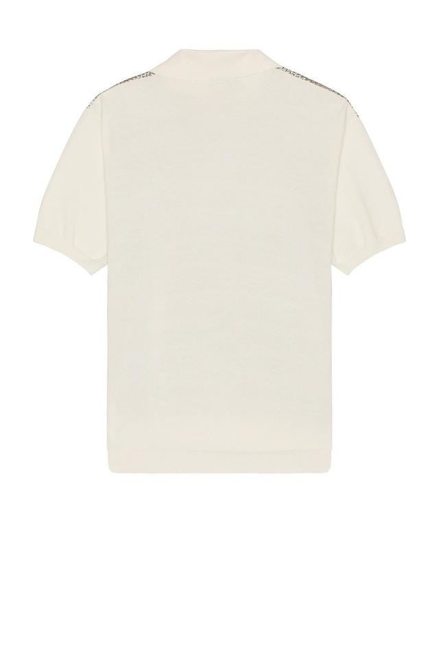 Missoni Short Sleeve Polo White. (also in 46, 48, 52). Product Image