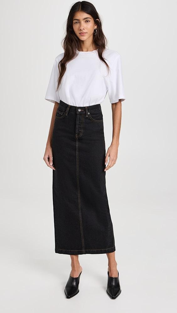 WARDROBE.NYC Denim Column Skirt | Shopbop Product Image