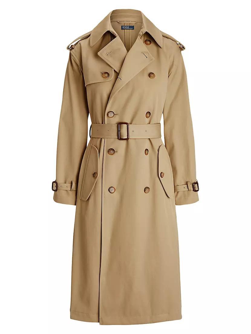 Twill Double-Breasted Trench Coat product image