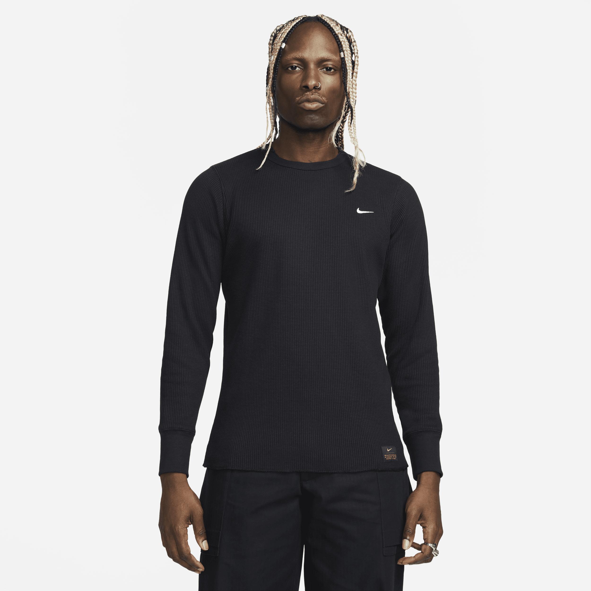 Nike Men's Life Long-Sleeve Heavyweight Waffle Top Product Image