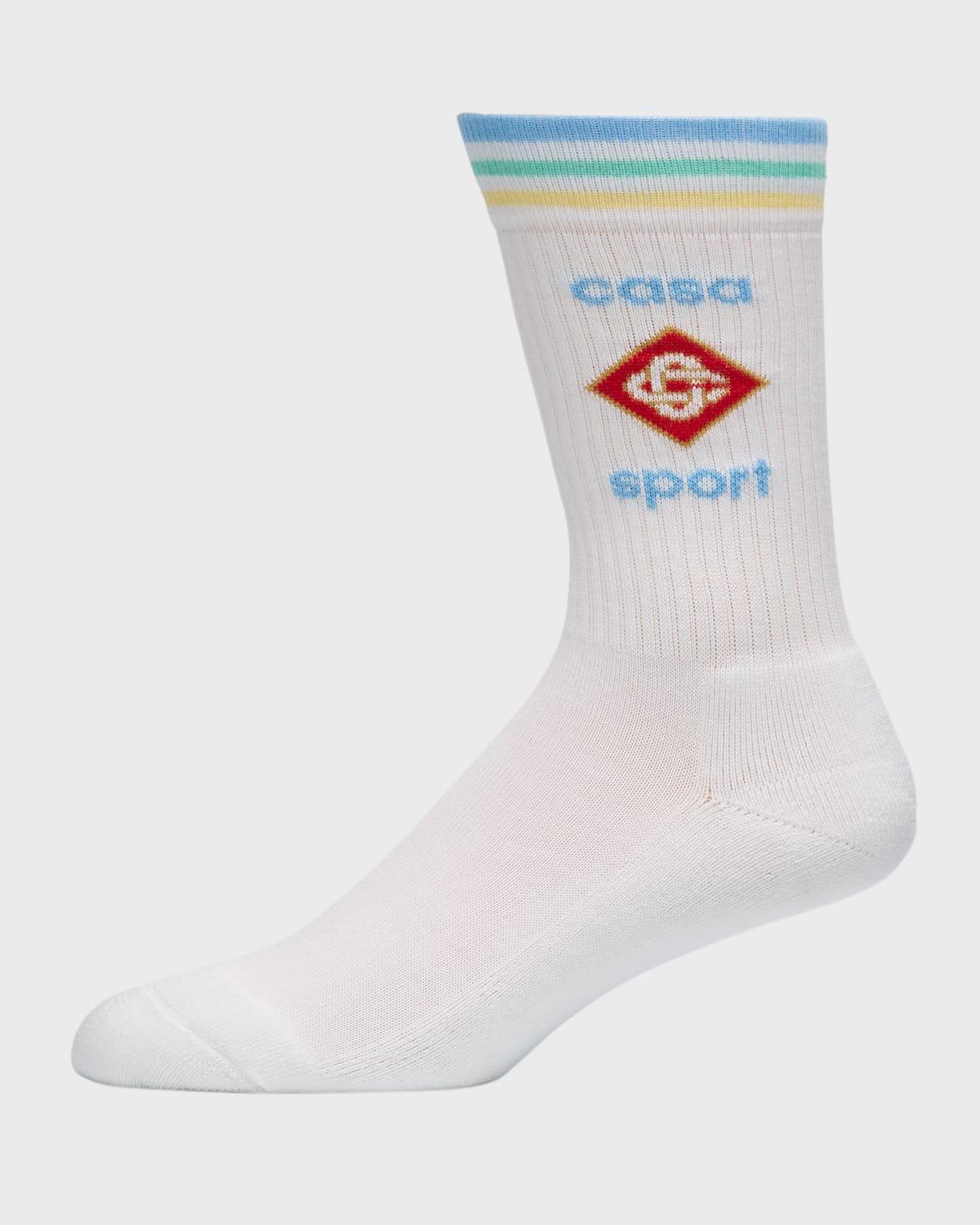 Mens Casa Sport Crew Socks Product Image