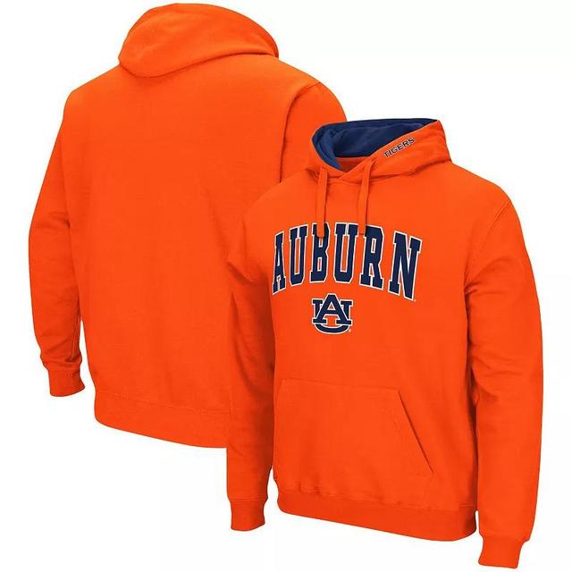 Mens Colosseum Orange Auburn Tigers Arch & Logo 3.0 Pullover Hoodie AUB Orange Product Image