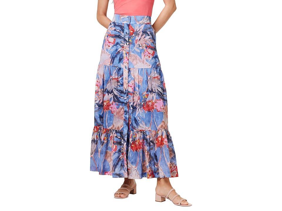 NIC+ZOE Dreamscape Tiered Maxi Skirt Product Image