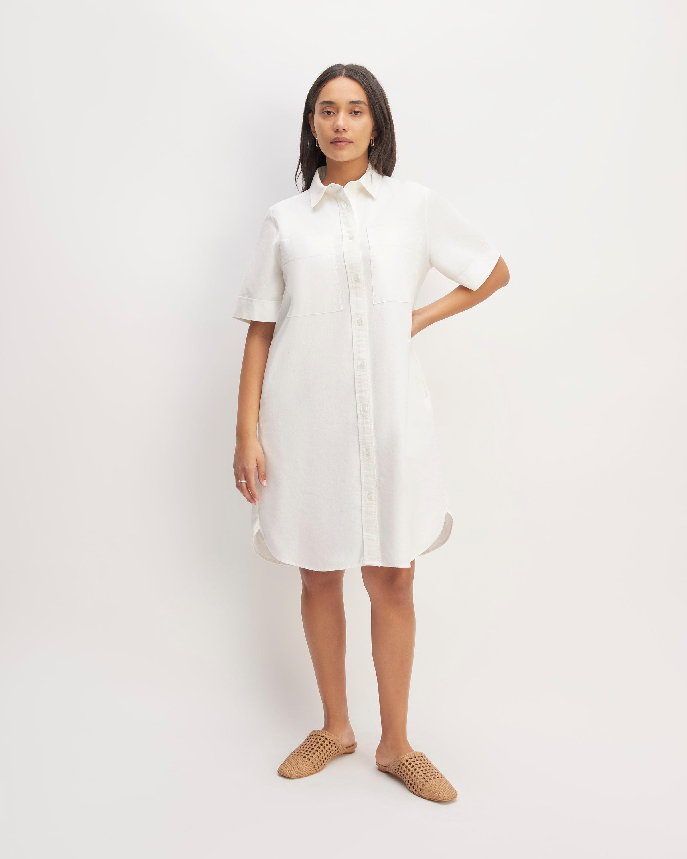 The Oxford Short-Sleeve Shirt Dress product image