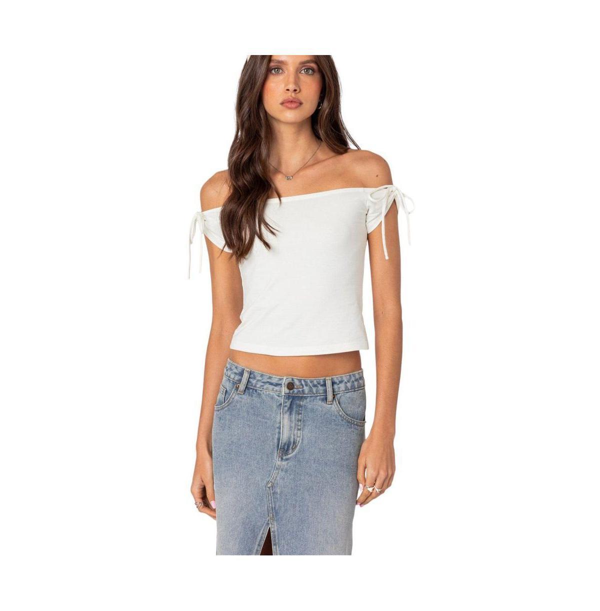 Edikted Womens Jess Off Shoulder Top Product Image