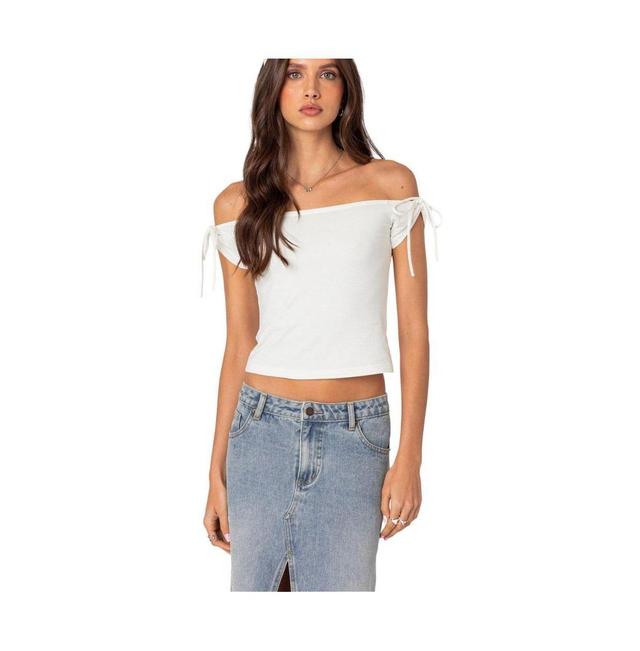 Edikted Womens Jess Off Shoulder Top Product Image