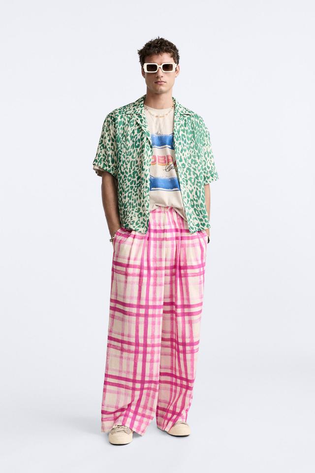 PLAID PRINT PANTS LIMITED EDITION Product Image