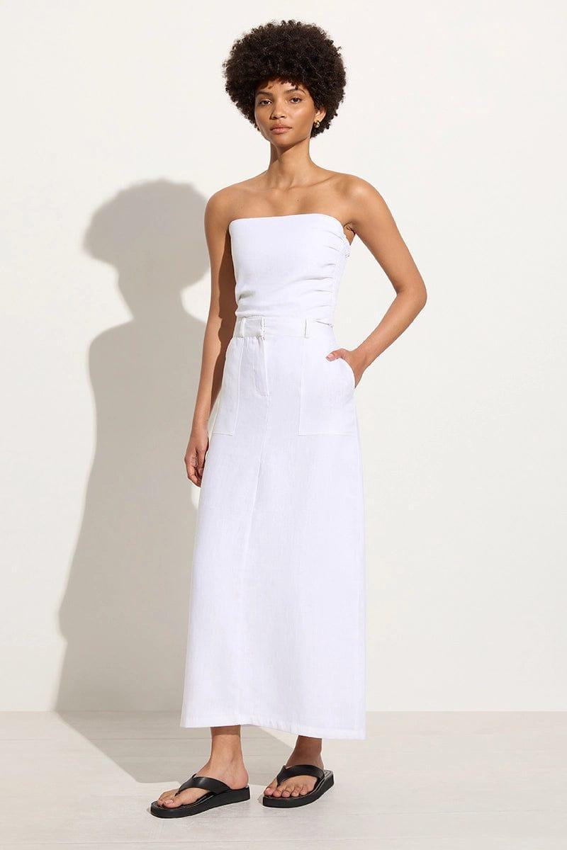 Amreli Maxi Skirt White - Final Sale Product Image