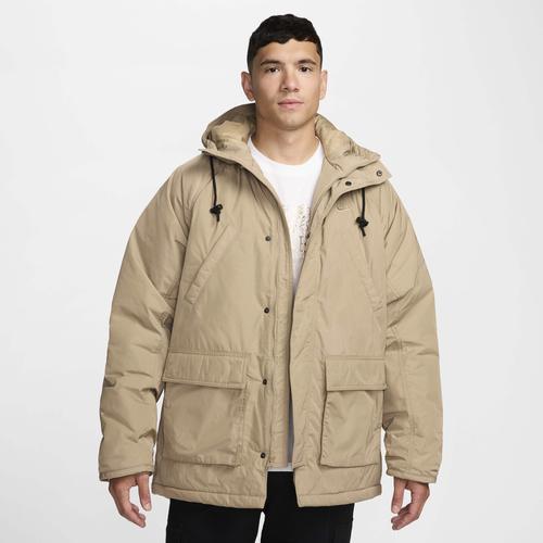 Nike Mens Nike Club TF Parka - Mens Khaki/Khaki/Black Product Image