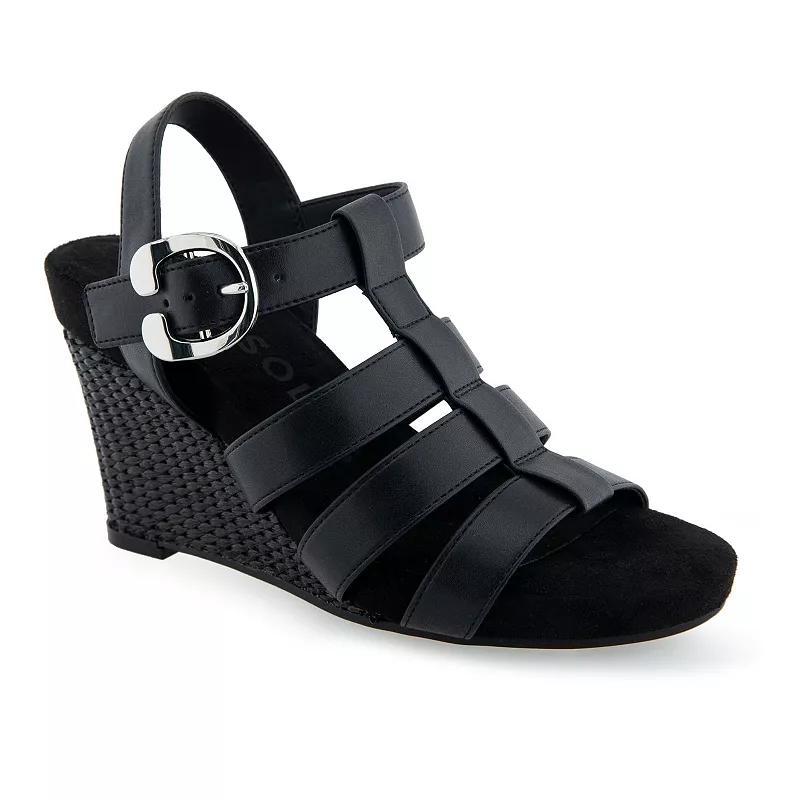 Aerosoles Paige Womens Wedge Sandals Product Image